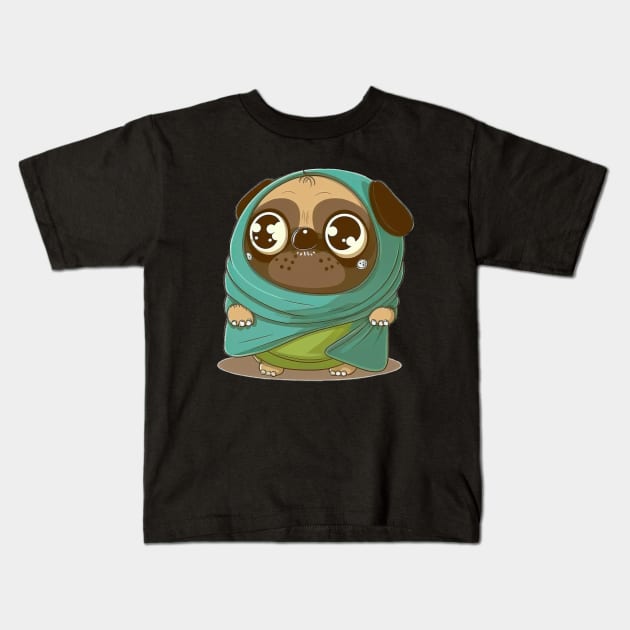 Baby Dog Kids T-Shirt by T-signs